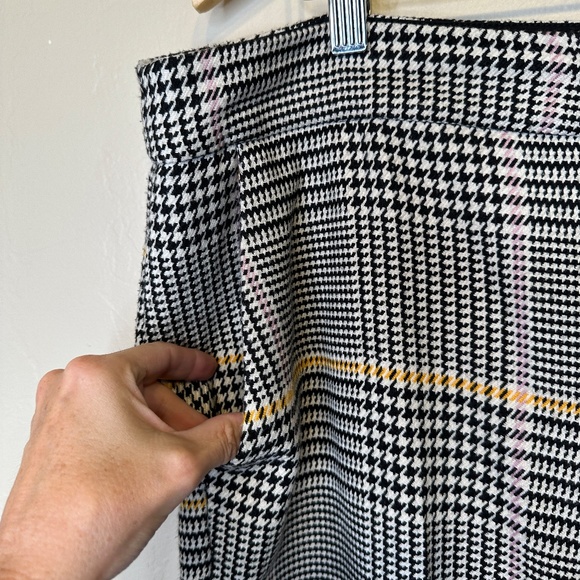 BP | Glen Check Plaid Retro Vibes Dark Academia Slacks Classic Trousers Pants - Picture 4 of 13